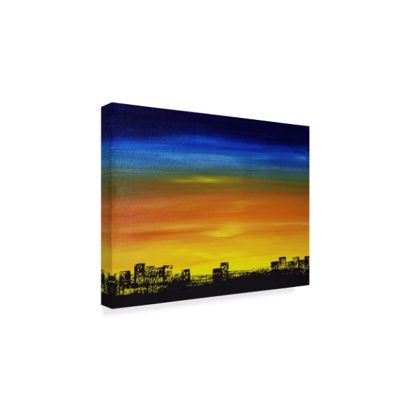 Hilary Winfield 'Skyline' Canvas Art,14x19